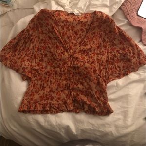 Zara Tops - Zara floral button down blouse Zara Tops - Zara floral button down blouse